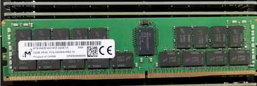 镁光 MTA36ASF4G72PZ-3G2E2 32G 2RX4 PC4-3200AA DDR4服务器内存