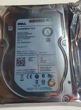 原装 DELL T5610 T5810 T7610 T7600服务器硬盘3T 7.2K 3.5 SATA