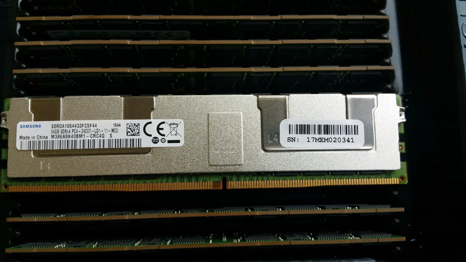 M3B5ABK40BMB-CTC5Q 三星64G 4DRX4 PC4-2400T ECC服务器内存