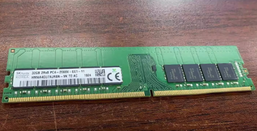 SK 海力士 32G 2RX8 PC4-2666V DDR4 2666 纯ECC UDIMM服务器内存