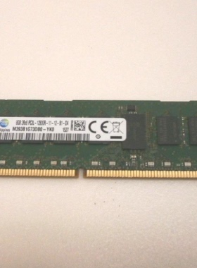M393B1G73DB0-YK0三星 8G 2Rx8 PC3L-12800R ECC REG 服务器内存