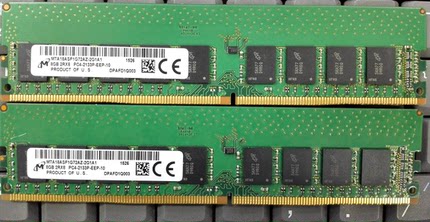 MT镁光 8G2RX8 PC4-2133P-EE 服务器内存 MTA18ASF1G72AZ-2G1A1