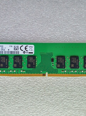 HP ML10 ML30 Gen9 G9 GEN10 8G 1RX8 PC4-2400T-E 服务器内存条