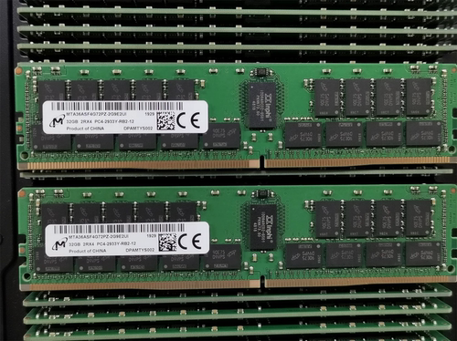 镁光DDR4 32G 2RX4 2933 ECC REG服务器内存MTA36ASF4G72PZ-2G9J3