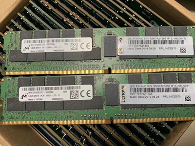 联想7X77A01305 01DE975 64G DDR4 PC4-2666V ECC REG LRDIMM内存