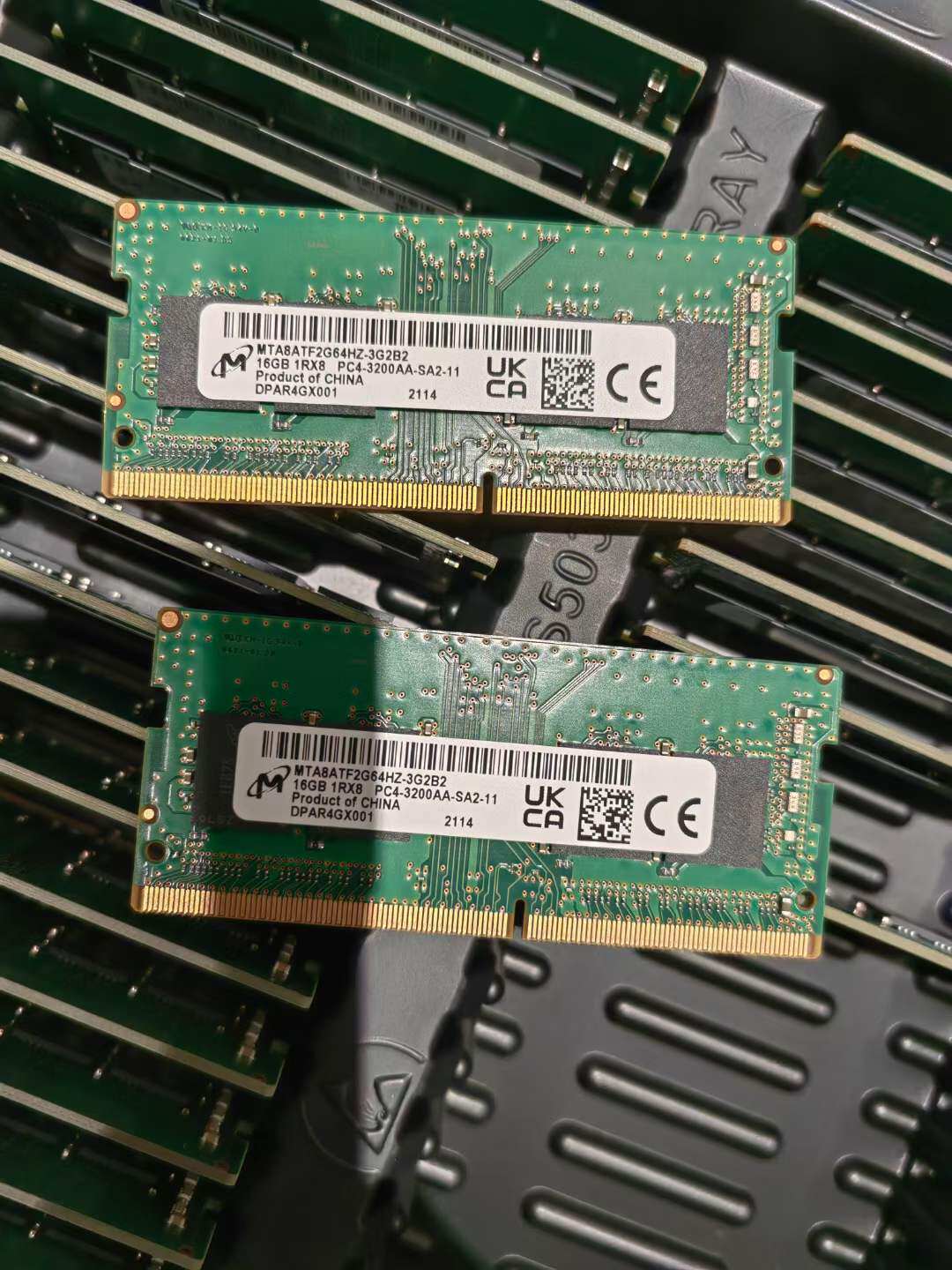镁光 8G 1RX16 PC4-3200AA-S DDR4笔记本内存MTA4ATF1G64HZ-3G2E2