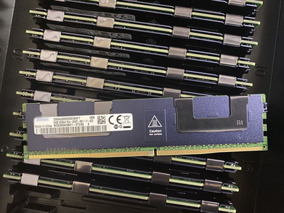 三星全新原厂64G PC4-2400T DDR4 2400 ECC REG LRDIMM服务器内存