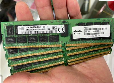 思科 15-105081-01原装内存 UCS-MR-X32G2RS-H 32G PC4-2666V ECC