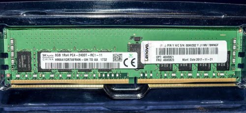联想 46W0823 46W0821 00NV202 8GB 1RX4 PC4-2400T 服务器内存