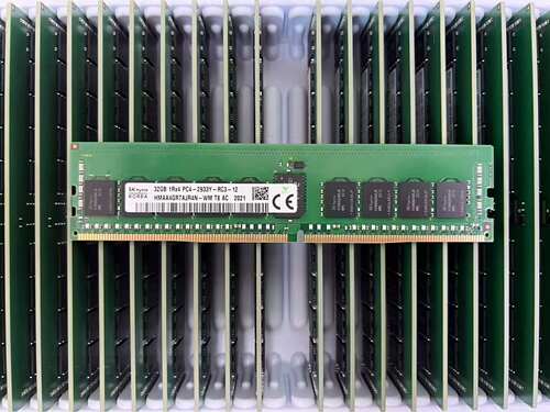SK海力士32G 1RX4 PC4-2933Y-R DDR4服务器内存 HMAA4GR7AJR4N-WM