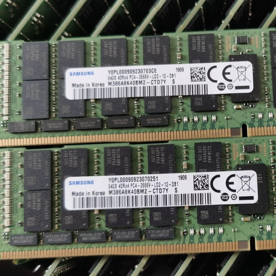 M386A8K40DM2-CVF三星DDR4 64G 4DRx4 PC4-2933 LRDIMM内存