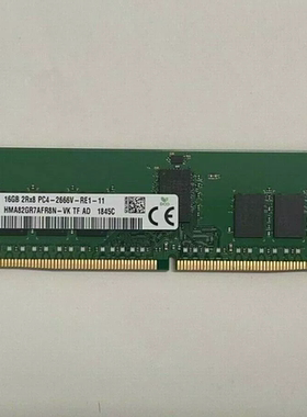 SK海力士 16G 2RX8 2666 DDR4 REG服务器内存 HMA82GR7AFR8N-VK