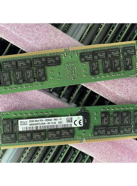 SK海力士 32G 2RX4 PC4 3200AA DDR4 ECC RDIMM REG服务器内存条