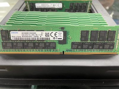 三星 64G 2SRX4 PC4-2666V DDR4 ECC 内存条 M393A8K40B22-CWD7Q