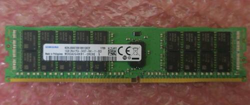 三星 16G 2RX4 2400T ECC REG 服务器内存条 M393A2G40EB1-CRC0Q