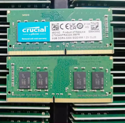 Crucial/英睿达 8G DDR4 3200MHz SODIMM笔记本内存 CT8G4SFRA32A