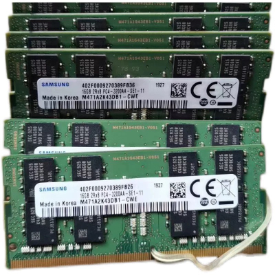 三星16G 2RX8 PC4-3200AA-SE1-11 M471A2K43DB1-CWE笔记本内存条