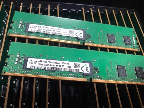 SK海力士8G 1RX8 PC4-3200AA-RD1-12 HMA81GR7CJR8N-XN T8内存REG