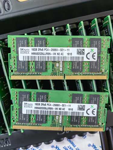SK海力士16G 2RX8 PC4-2666V-S DDR4 笔记本内存HMA82GS6JJR8N-VK
