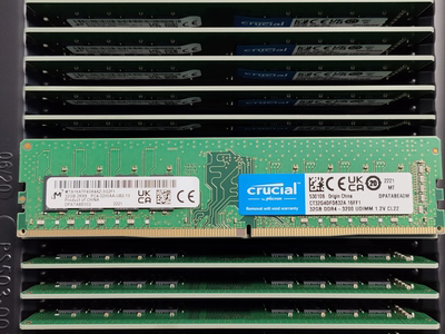 MT镁光32G 2Rx8 PC4-3200AA DDR4台式机内存MTA16ATF4G64AZ-3G2F1