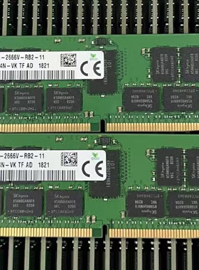 SK hynix 海力士DDR4 32G 2RX4 PC4-2666V HMA84GR7CJR4N-VK 内存