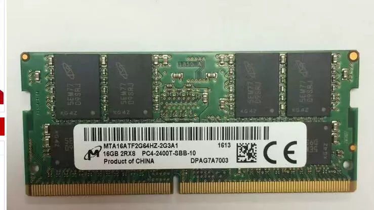 MT 镁光 16GB 2RX8 PC4-2400T DDR4 2400 16G电脑笔记本内存条