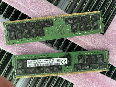 全新镁光 32G DDR4 3200 ECC REG PC4-3200AA RDIMM 服务器内存条