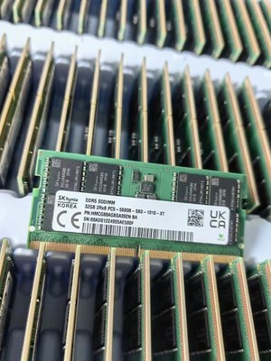 SK海力士 32G 2RX8 PC5-5600B-S DDR5笔记本内存 HMCG88AGBSA092N