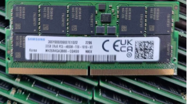 三星32G 2RX8 DDR5 4800 ECC 笔记本内存 M426R4GA3BB0-CQK0D