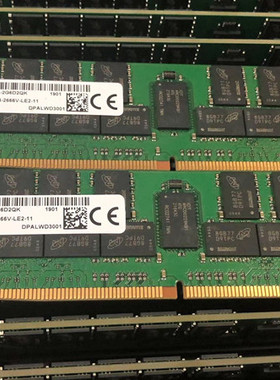 MT/镁光 MTA72ASS8G72LZ-2G6B2SG 64G 4DRX4 PC4-2666V RECC 内存