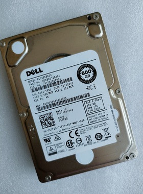 DELL MD3800F MD3800I MD3820I MD3820F储存硬盘600G 10K 2.5 SAS