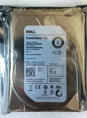 原装 DELL ST2000NM0001 2T 2TB 7.2K SAS 3.5K 6GB 服务器硬盘
