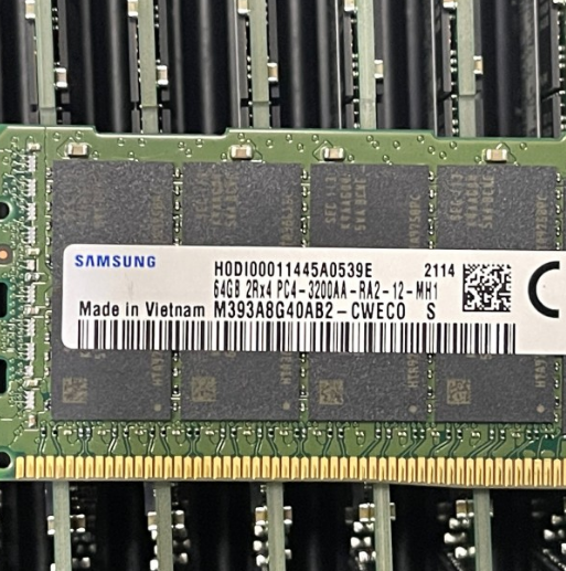 三星全新64G 2Rx4 DDR4 3200AA ECC REG DDR4服务器内存条 RDIMM