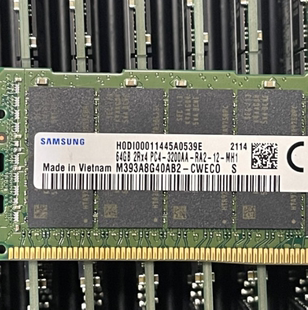 3200AA DDR4 ECC REG RDIMM 三星全新64G 服务器内存条 2Rx4