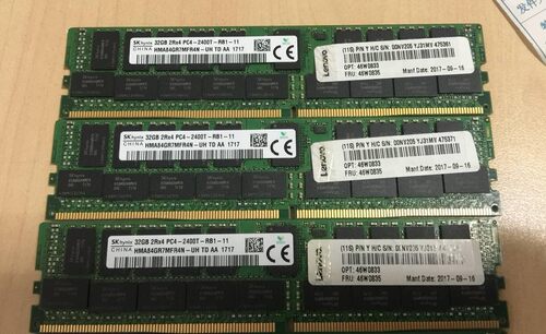 联想 46W0835 00NV205 46W0833内存32G 2RX4 PC4-2400T-RDIMM ECC