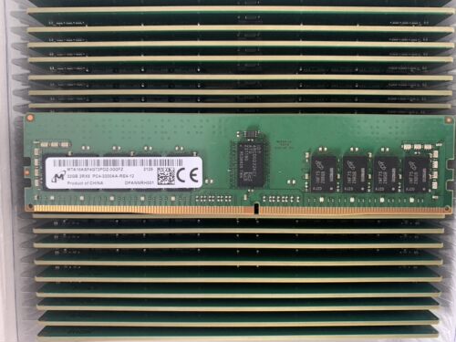 MT/镁光32G 2RX8 PC4-3200A ECC REG内存MTA18ASF4G72PDZ-3G2E1V1