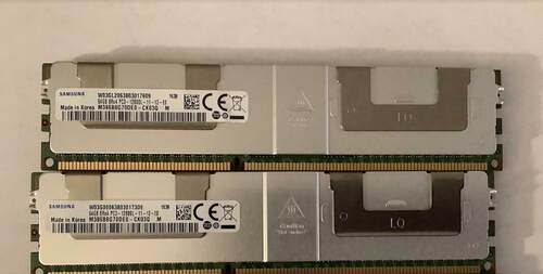 三星 M386B8G70DE0-CK0/3/3Q服务器内存 64G 1600 ECC REG LRDIMM