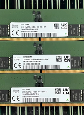 SK 海力士 32G PC5 5600B DDR5 5600 台式机内存 HMCG88AGBUA081N