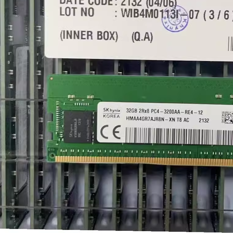 原装海力士 HMA84GR7DJR4N-XN服务器内存 32GB DDR4 3200 ECC REG