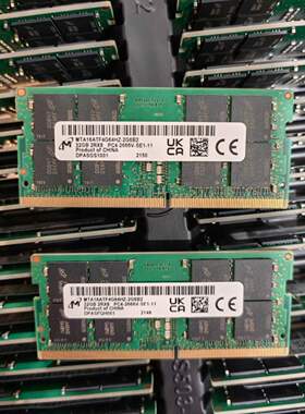 镁光32G 2RX8 PC4-2666V-S DDR4 笔记本内存MTA16ATF4G64HZ-2G6B2