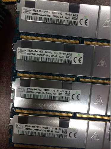 sk32G 4R×4 PC3-14900L DDR3 1866 ECC REG LRDIMM服务器内存