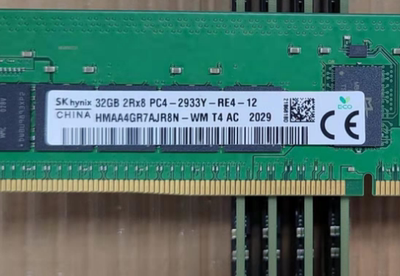 SK/海力士HMAA4GR7AJR8N-WM T4 32G 2RX8 2933Y DDR4服务器内存条