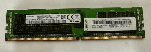 联想 01DE974 7X77A01304 32G 2RX4 PC4-2666V DDR4 服务器内存条