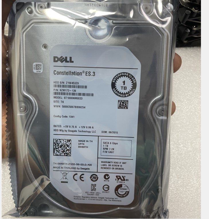 DELL 戴尔 1T SATA ST1000NM0011 ST1000NM0033 1TB 3.5寸 硬盘 电脑硬件/显示器/电脑周边 机械硬盘 原图主图