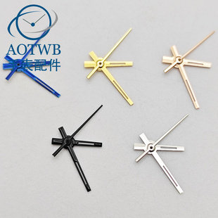 NH05机芯手表表针绿色夜光黑油银色玫瑰金金色表针配件维修工具