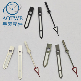 手表表针加高黑色枪色银色绿色夜光NH35 ETA2824 Miyota8215机芯