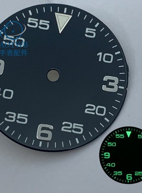 29.2mm黑色表盘适合NH35 NH36 ETA2824 2836美优达82s明珠机