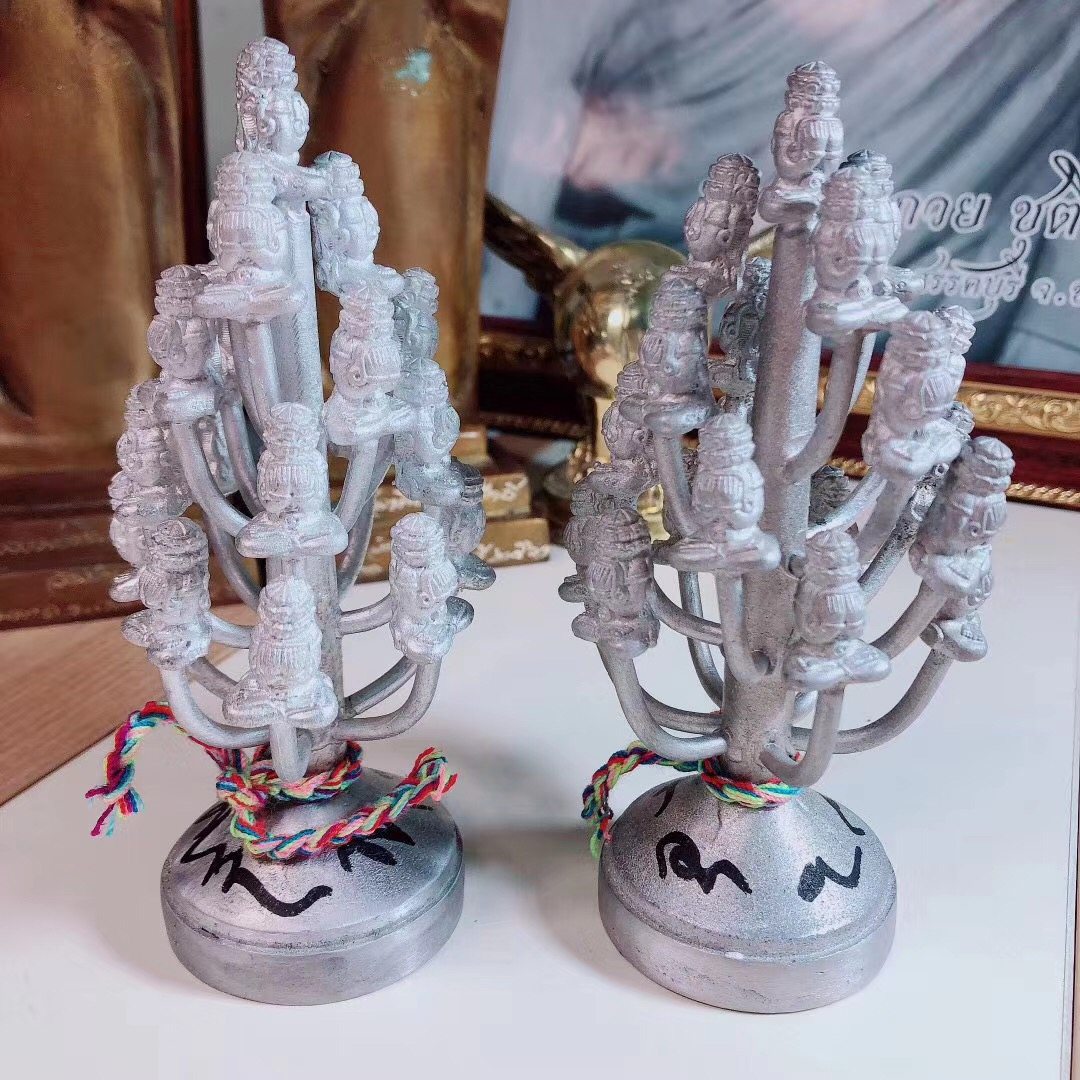 南传佛缘泰国佛牌  阿赞初 2561 隐身必达傍巴干树 泽度金 查督堪