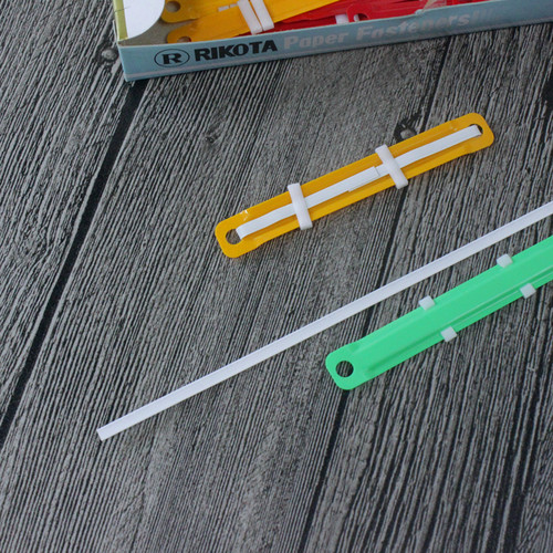 彩色装订夹条打孔塑料DIY