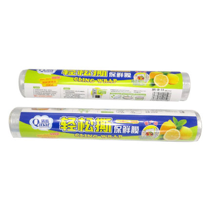 PE保鲜膜 点断式易撕拉轻松撕 创新设计不用切割器 清亮正品0150